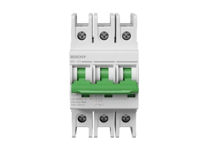 IP65 DC Minyatür Devre Kesici 900V 63A 3 Pole DC MCB SAA/ TUV Sertifikalı BB1-63